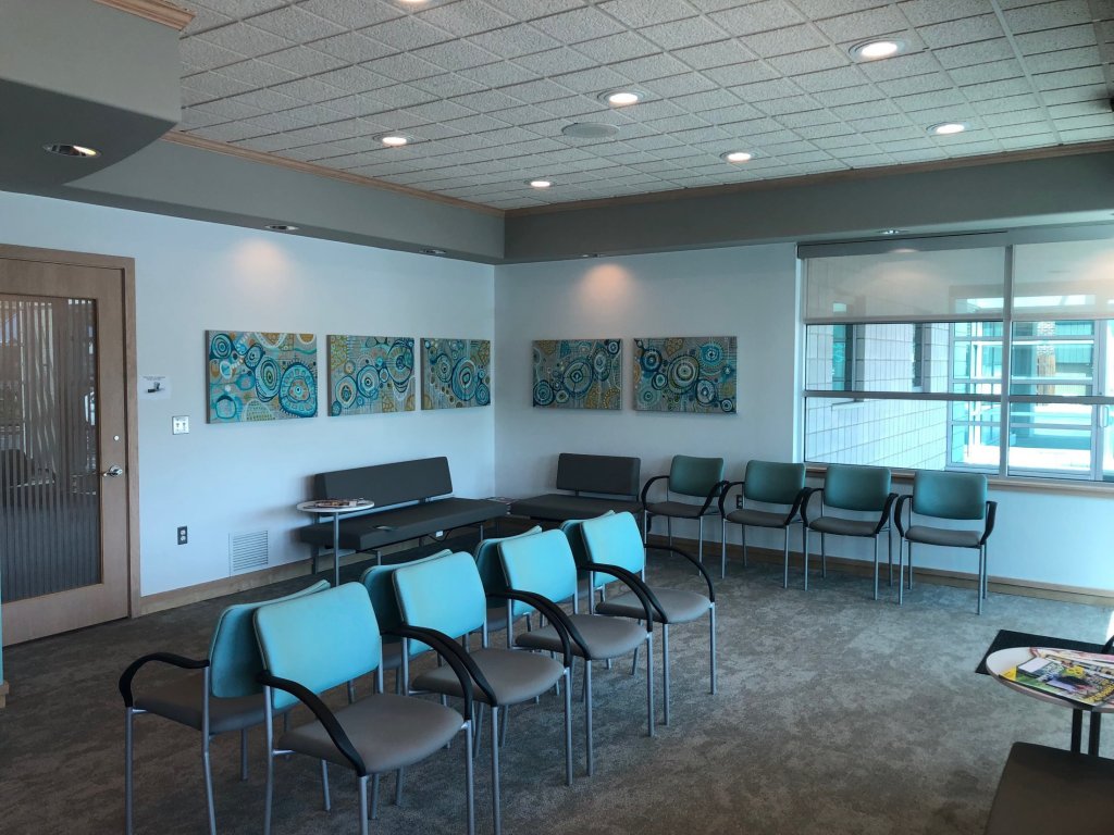 Grand Rapids office waiting area