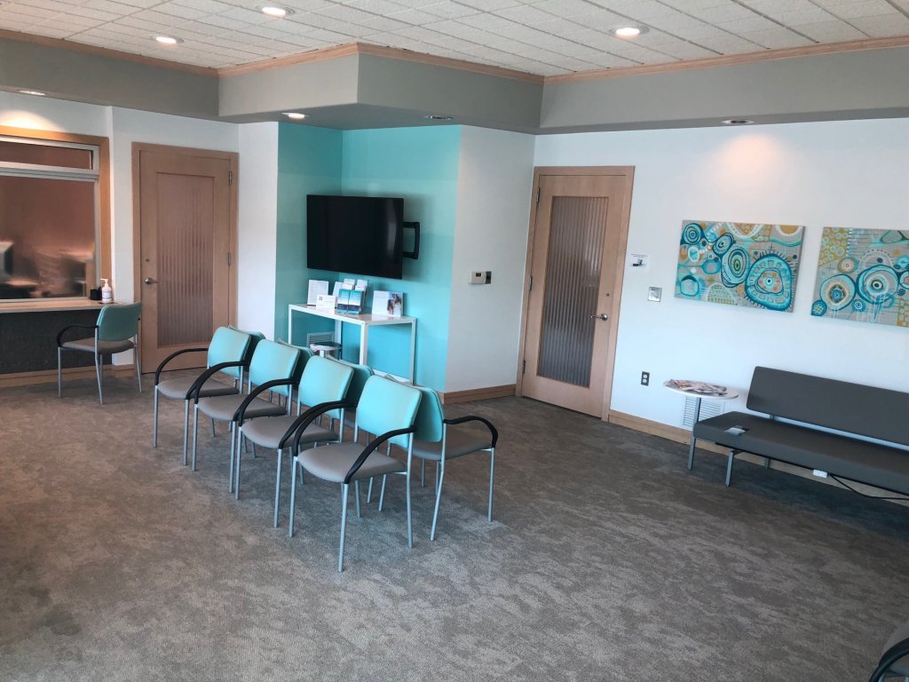 Grand Rapids office waiting area
