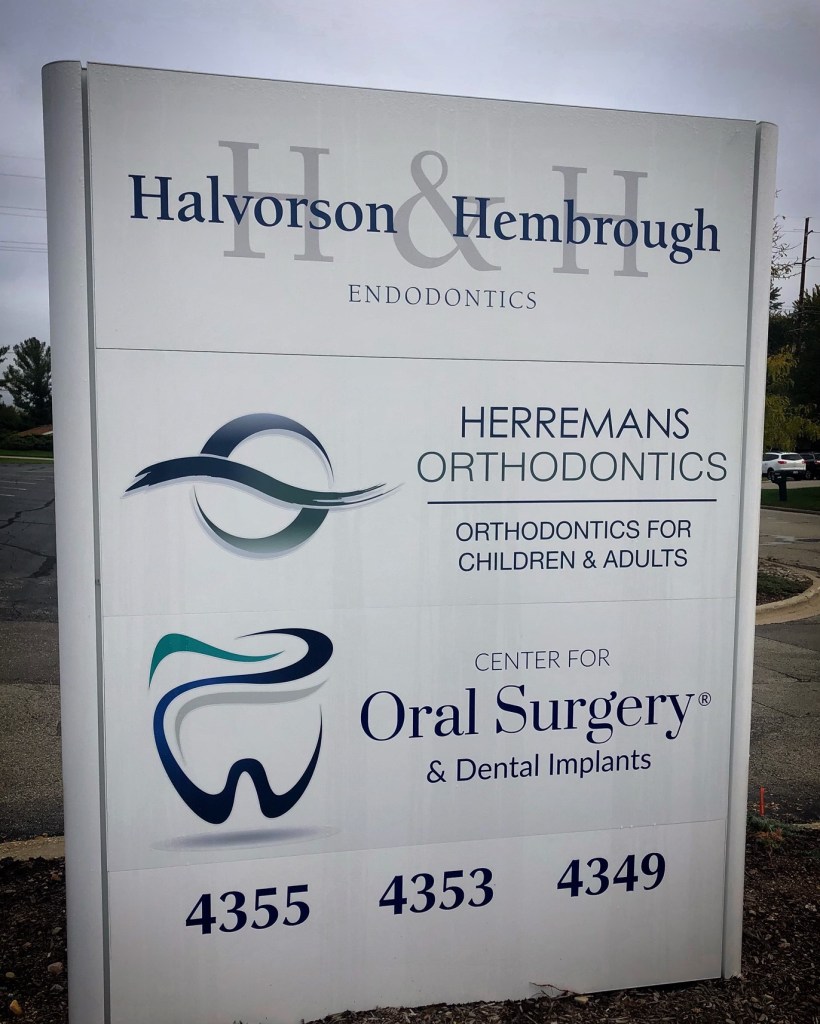 grand rapids office sign